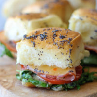 Baked Ham and Cheese Sliders