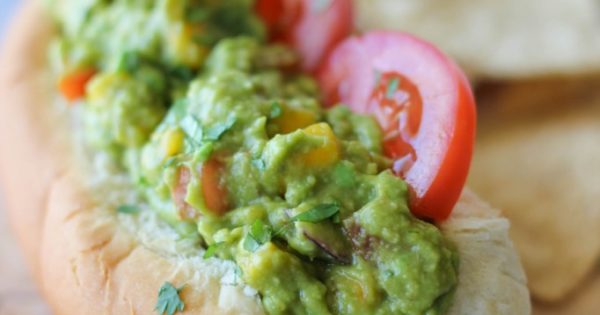 Sriracha Guacamole Hot Dogs Damn Delicious