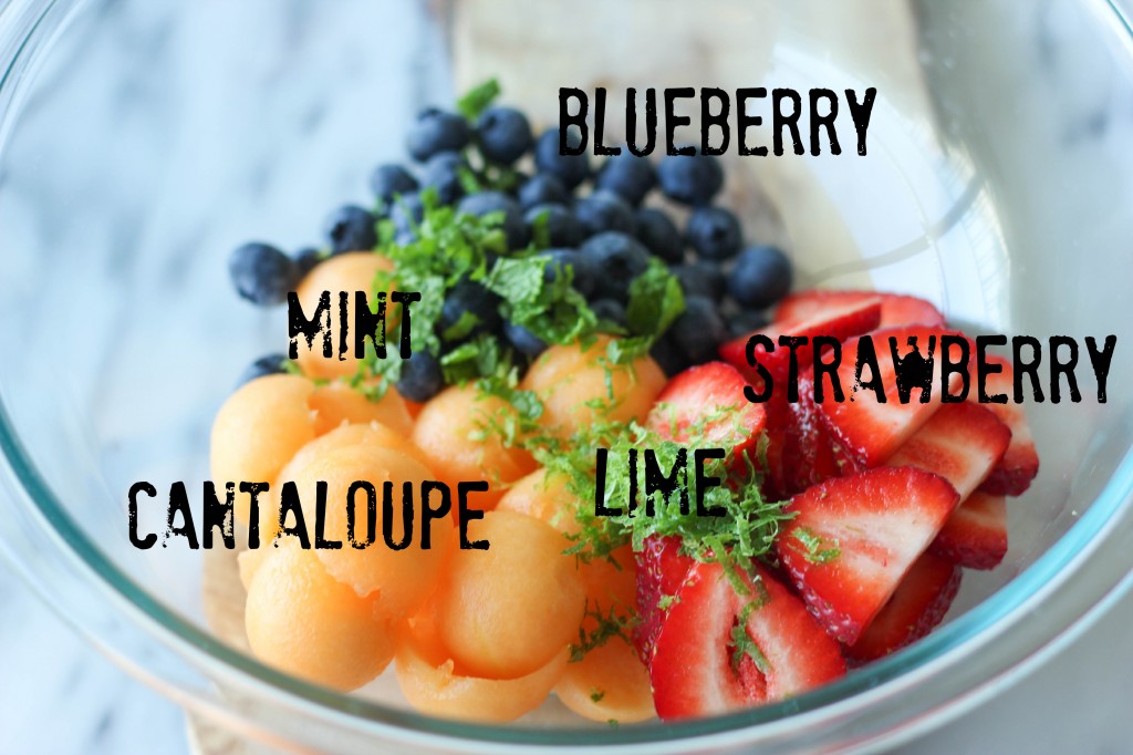 Berry Cantaloupe Salad - A super easy and amazingly refreshing fruit salad - the perfect way to cool down!