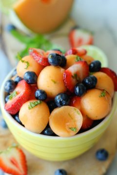 Berry Cantaloupe Salad