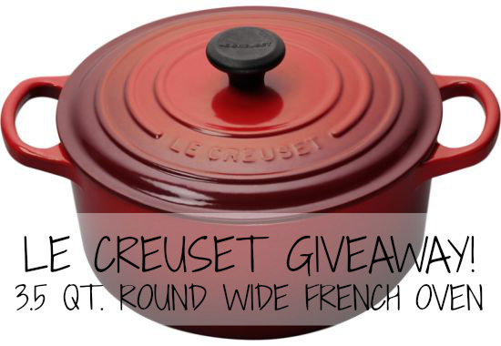 3.5 Qt. Round Red Le Creuset Classic Wide French Oven