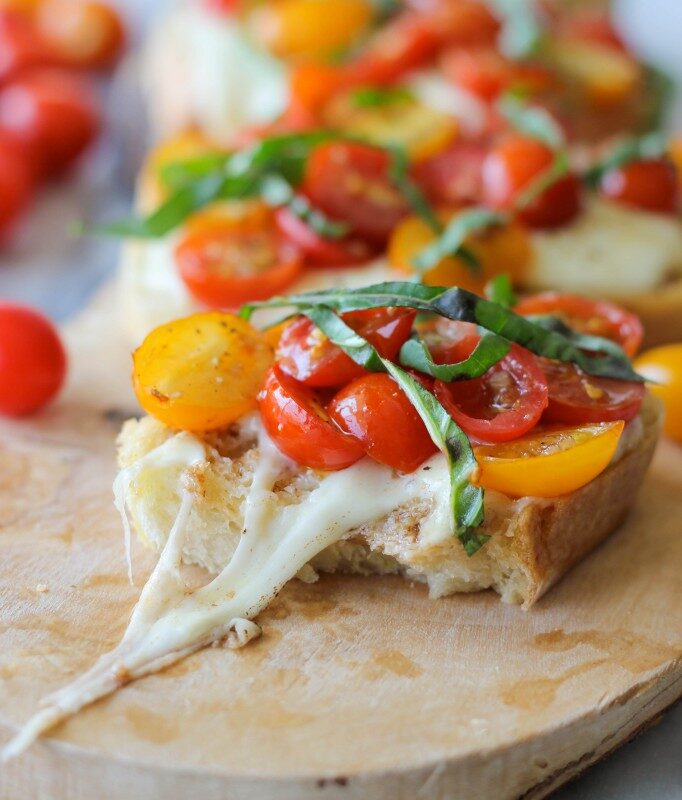 Baked Tomato Bruschetta