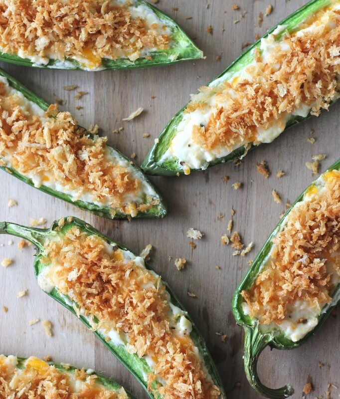 Three-Cheese Jalapeno Poppers