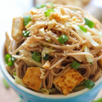 Tofu Soba Noodles - Damn Delicious