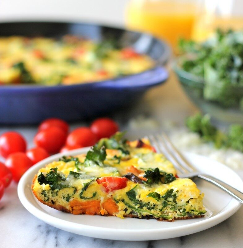 Sweet Potato Kale Frittata