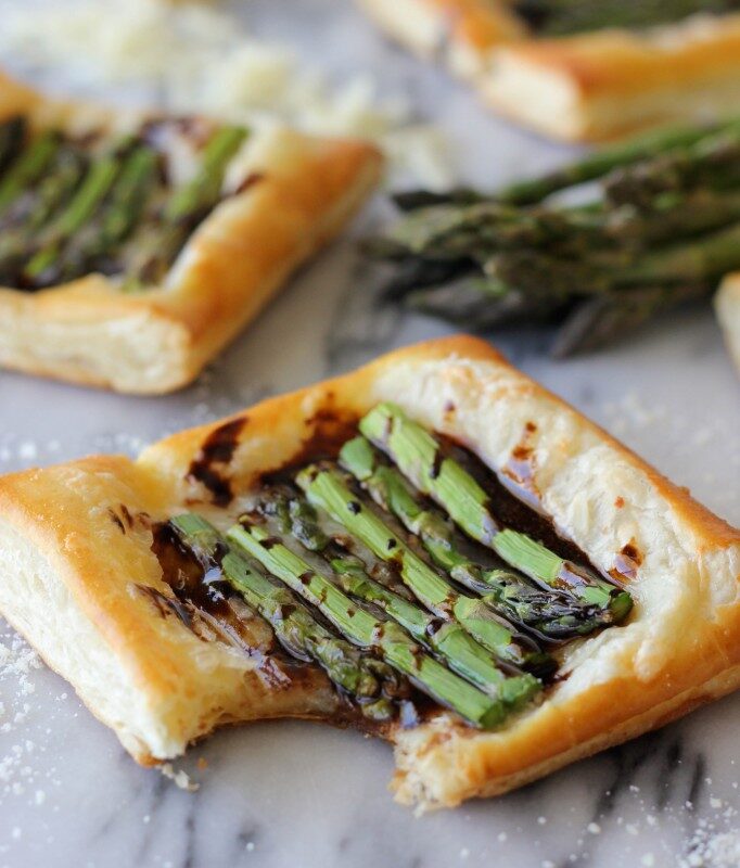 Asparagus Tart with Balsamic Reduction