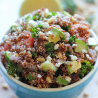 Greek Quinoa and Avocado Salad