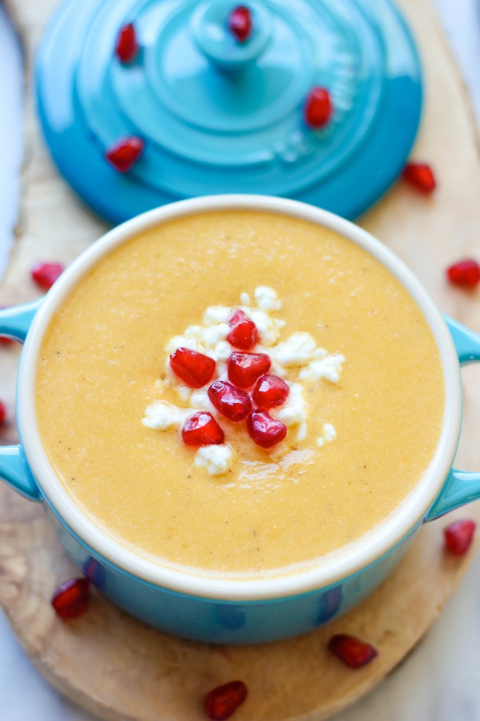 Butternut Squash Bisque - This cozy bisque is a perfect well-rounded soup during the fall season!