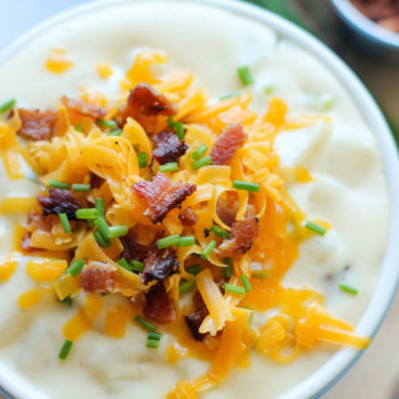 Loaded Baked Potato Soup Damn Delicious