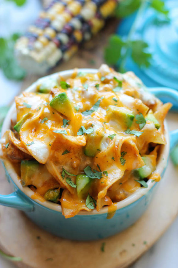 Enchilada Pasta Damn Delicious