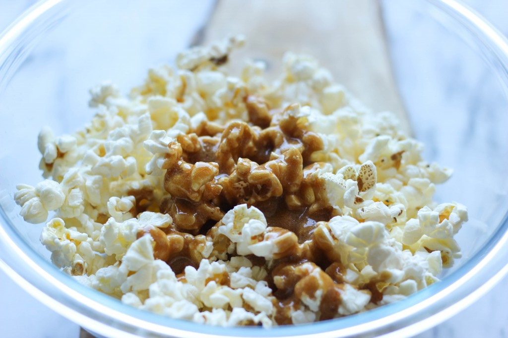 Sriracha Caramel Corn - This is the perfect balance of crunchy, sweet, caramel perfection with a wonderful kick of subtle heat!