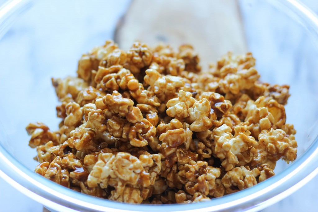 Sriracha Caramel Corn - This is the perfect balance of crunchy, sweet, caramel perfection with a wonderful kick of subtle heat!