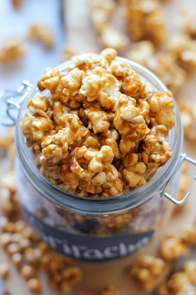 Sriracha Caramel Corn - This is the perfect balance of crunchy, sweet, caramel perfection with a wonderful kick of subtle heat!