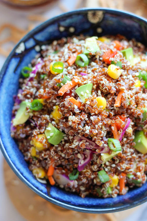 Asian Quinoa Salad - Damn Delicious