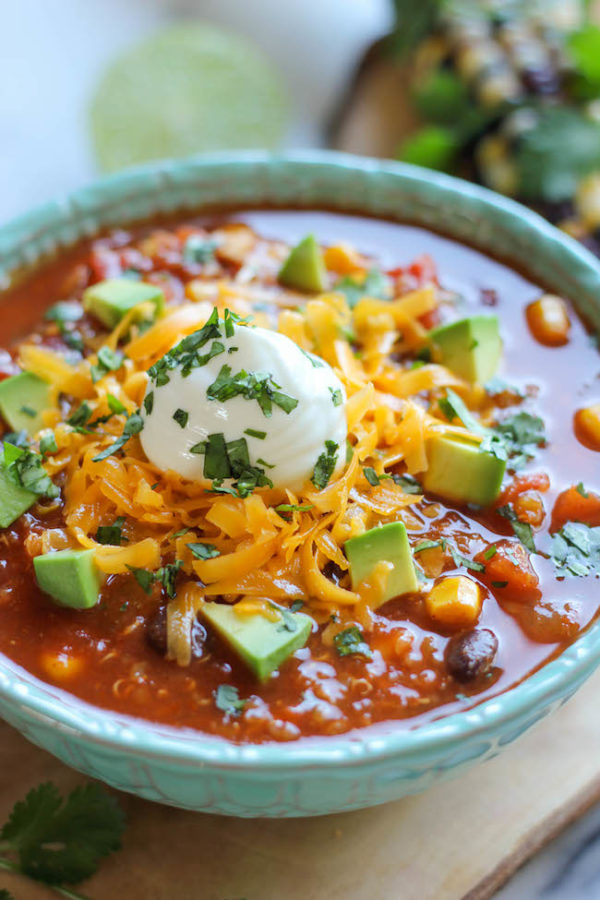 Quinoa Chili Damn Delicious