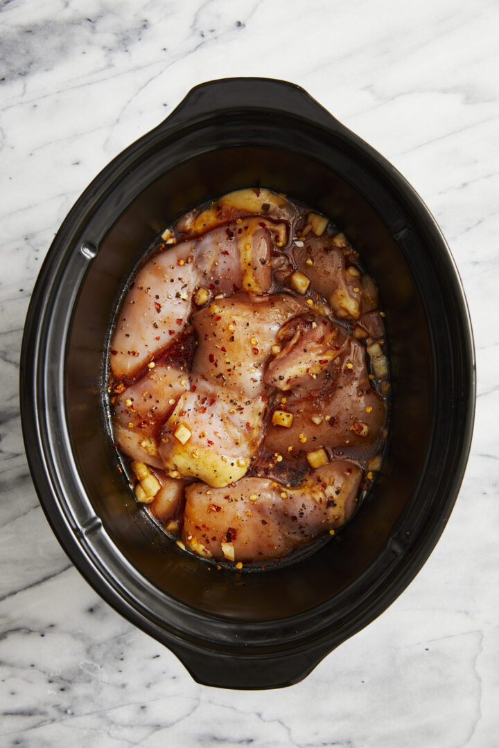 Slow Cooker Honey Sesame Chicken - Damn Delicious