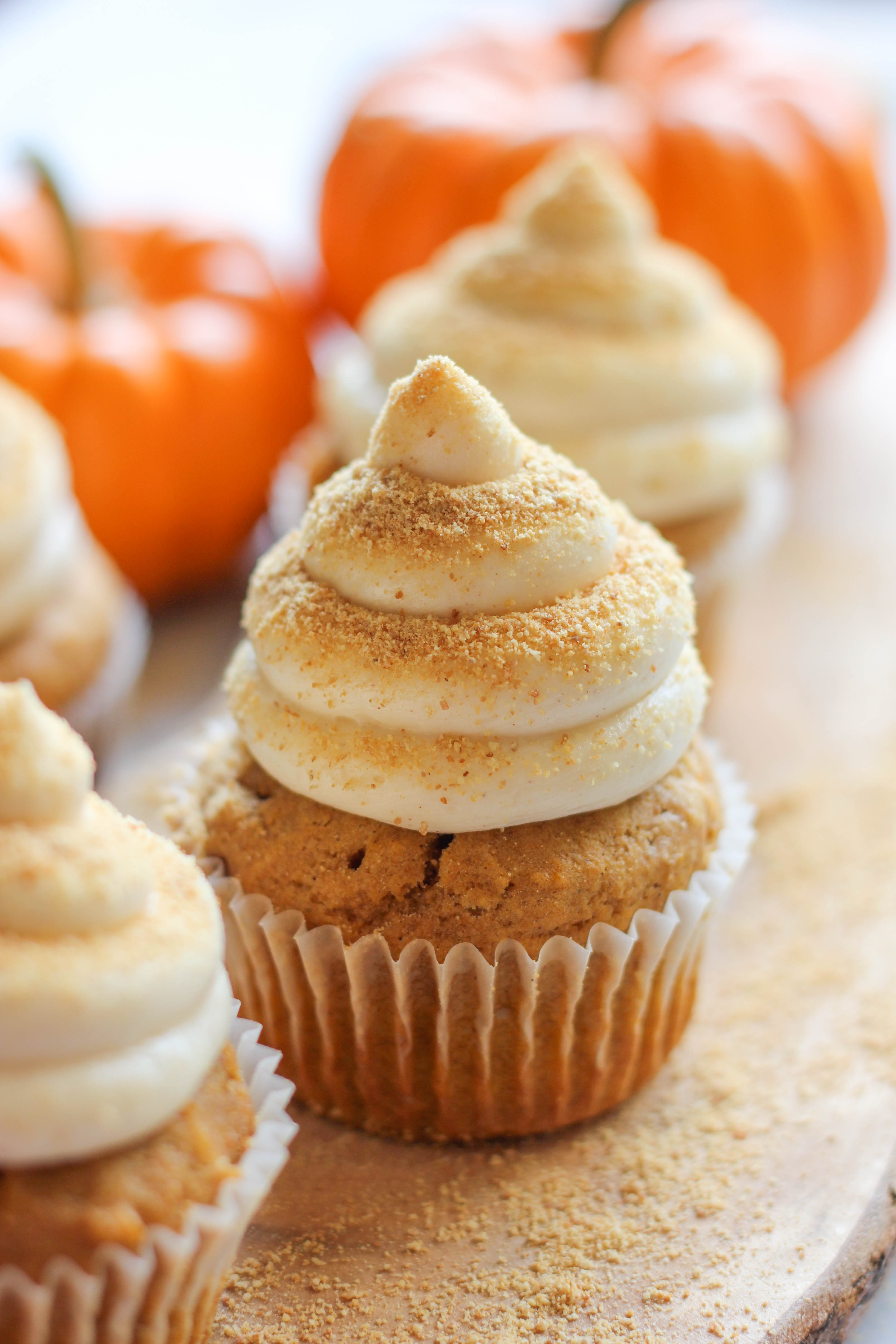 Pumpkin Cheesecake Cupcakes