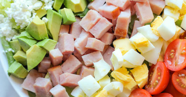 Leftover Thanksgiving Ham Cobb Salad Damn Delicious