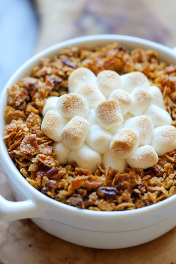 Sweet Potato Casserole - Damn Delicious