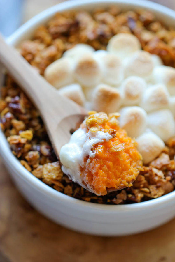 Sweet Potato Casserole - Damn Delicious
