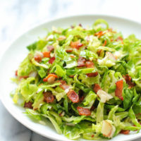 Brussels Sprouts Bacon Salad