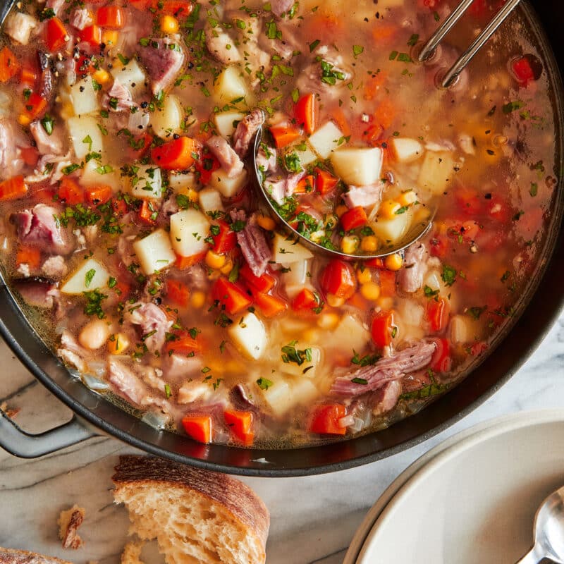 Leftover Hambone Soup