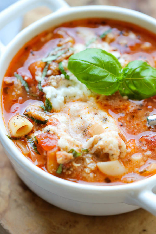 Lasagna Soup - Damn Delicious