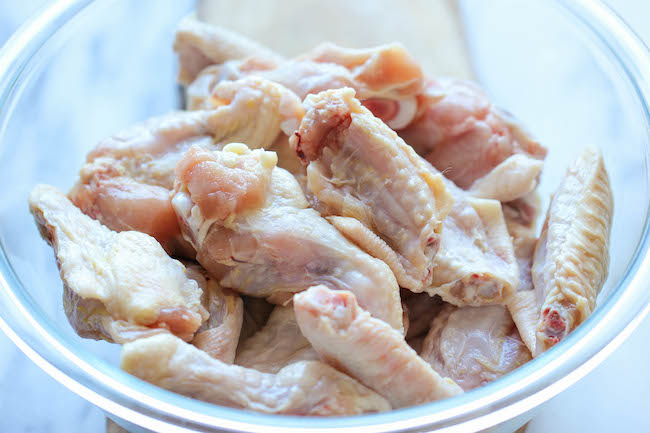 Baked Honey Sriracha Wings - An amazing combination of sweetness and spiciness in every bite, and they're baked to crisp perfection!