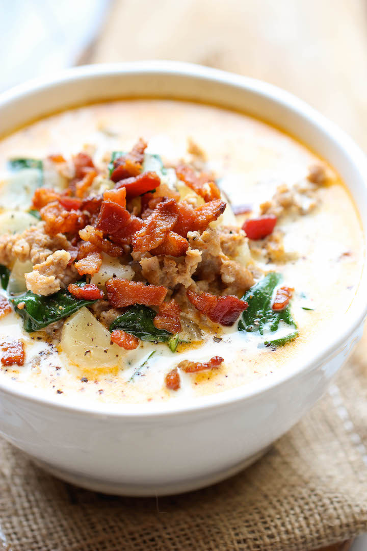 Olive Garden Zuppa Toscana Copycat Recipe Damn Delicious