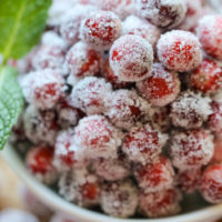 Sugared Cranberries