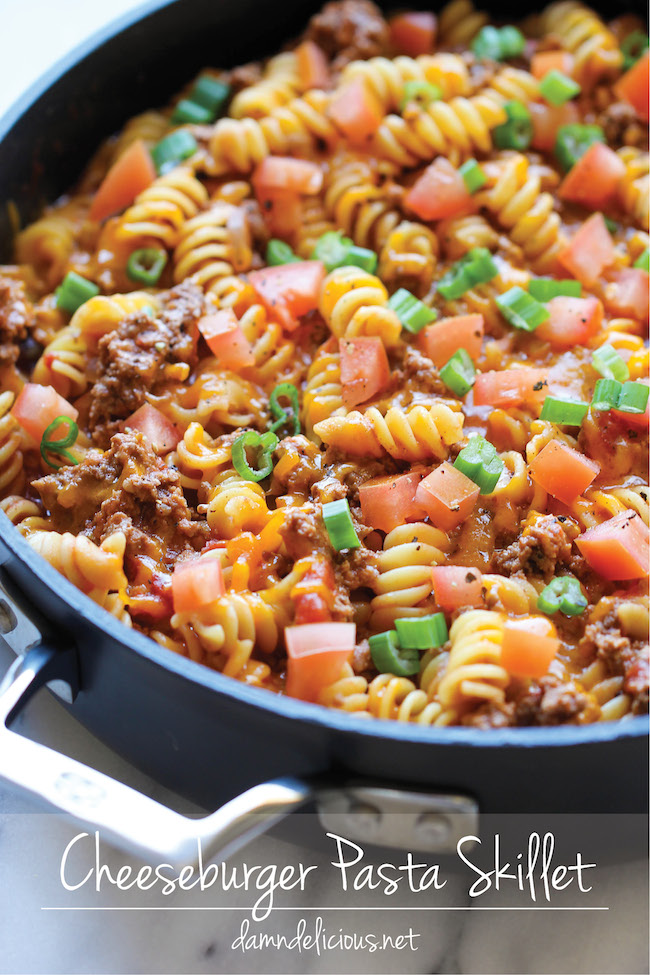 Slow Cooker Cheeseburger Casserole - The Quicker Kitchen