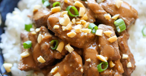 Thai Peanut Beef Damn Delicious