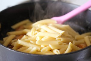 Spicy Parmesan Shrimp Pasta - Damn Delicious