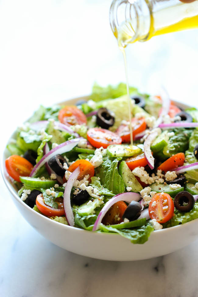 Greek Salad - Damn Delicious