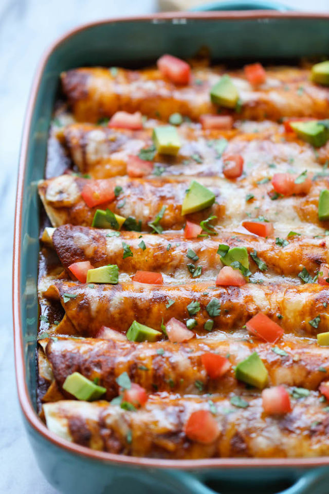 Beef Enchiladas - Damn Delicious