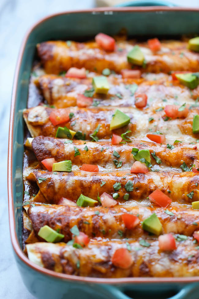 Mexican Ground Beef Enchiladas Recipe