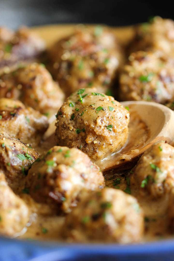 Swedish Meatballs - Damn Delicious