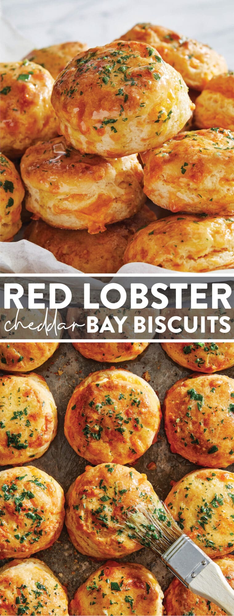 Red Lobster Cheddar Bay Biscuits - These copycat biscuits are so easy to make in just 30 min! So buttery, so flaky, and so irresistibly good!