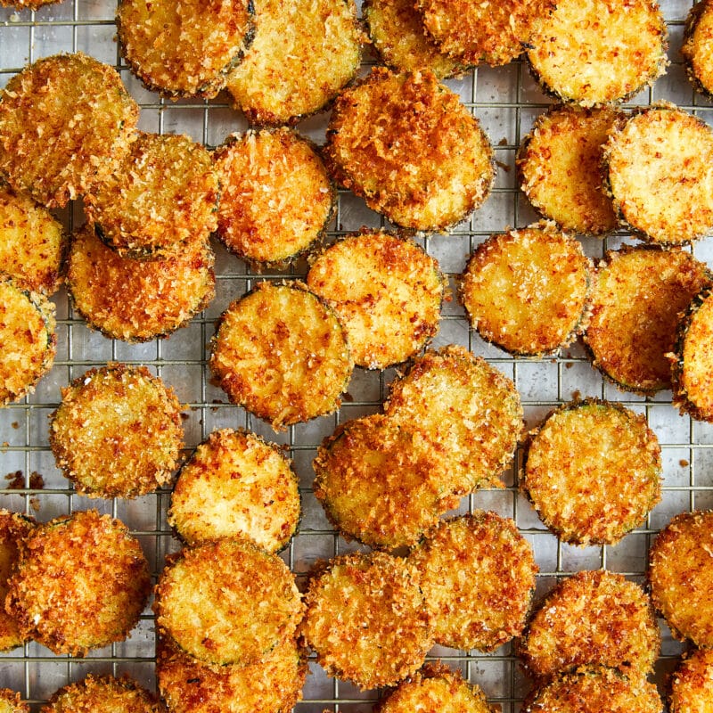 Zucchini Parmesan Crisps