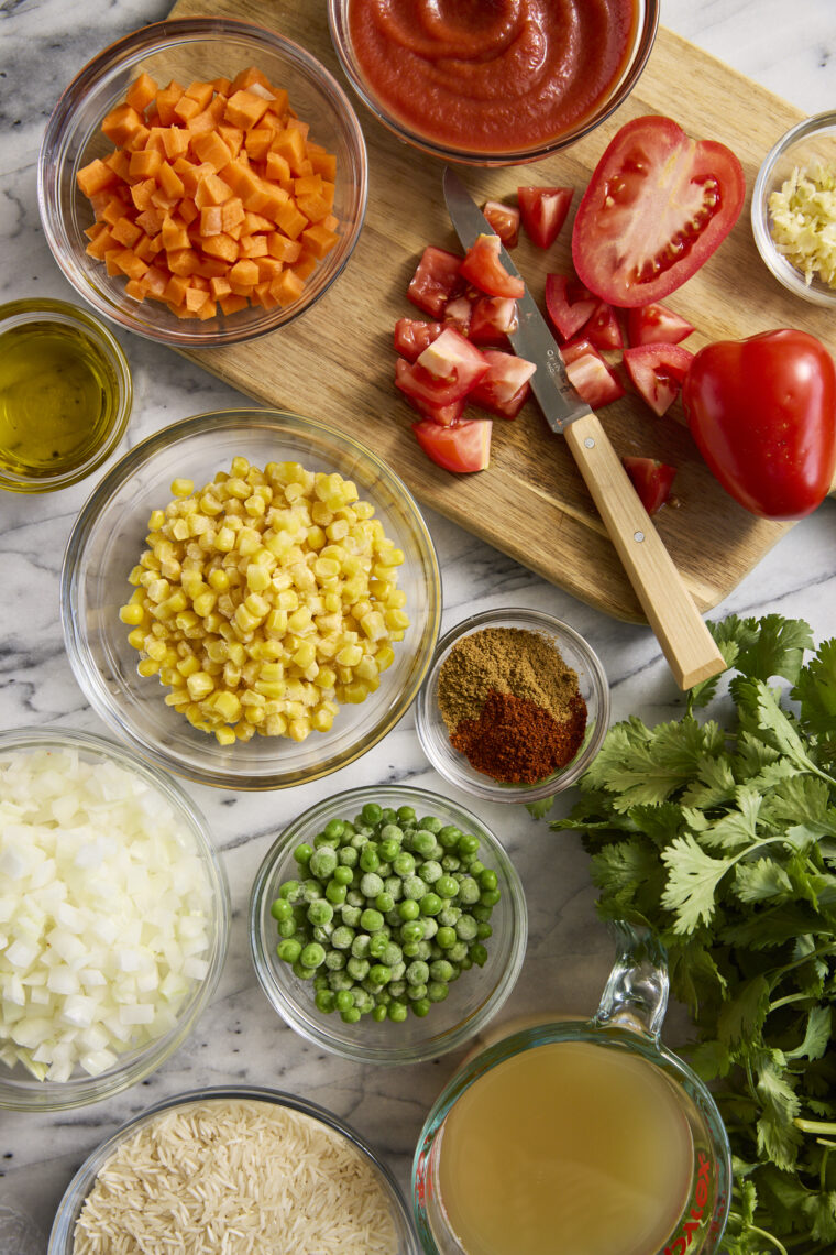 Mexican Rice - Restaurant-style Mexican rice made right at home! The best side dish for tacos, burritos, enchiladas + so much more. So good!