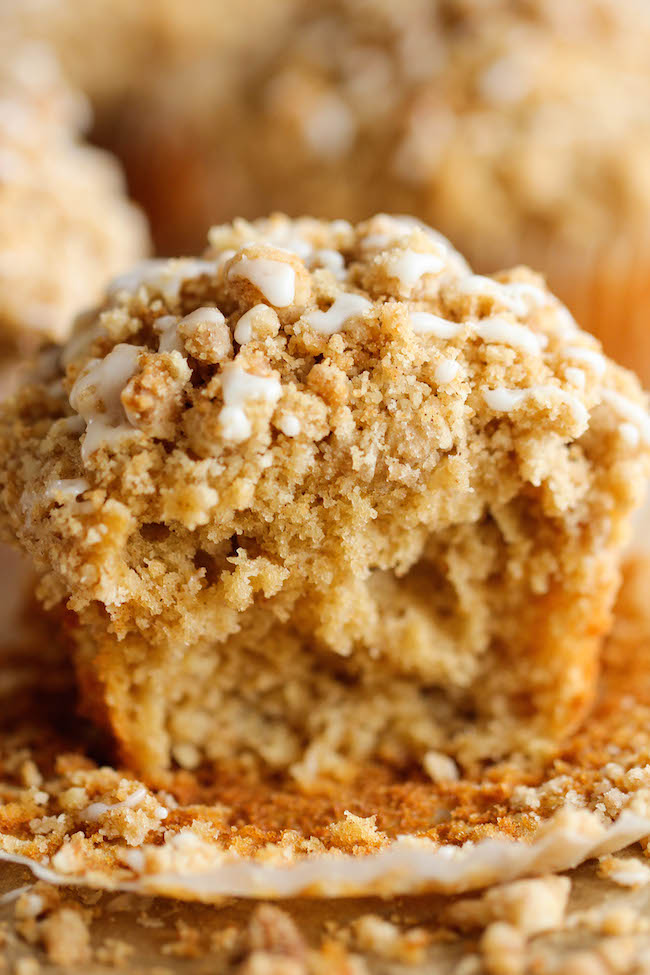 Coffee Cake Muffins Damn Delicious