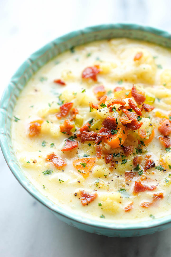 Cauliflower Chowder - Damn Delicious