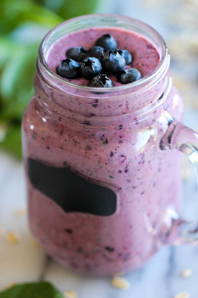 Berry Green Smoothie - Damn Delicious