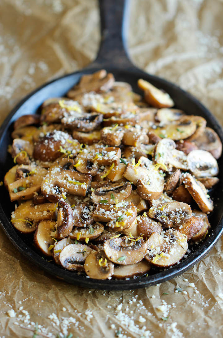 Baked Parmesan Mushrooms | 15 Scrumptious Baked Vegetables Recipes