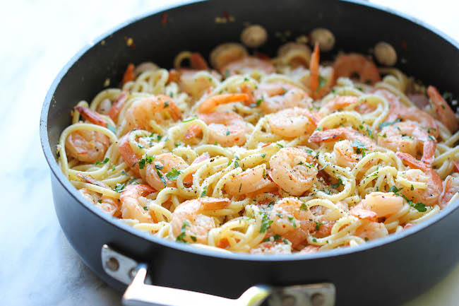 Shrimp Scampi with Angel Hair