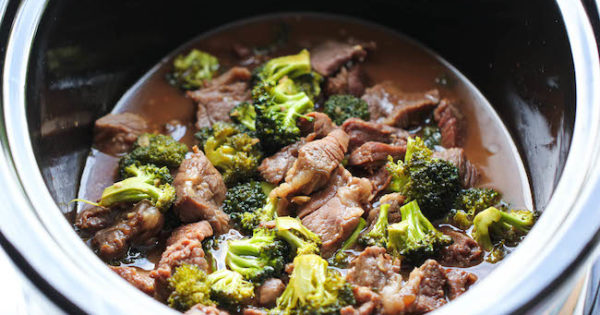 Slow Cooker Beef And Broccoli - Damn Delicious