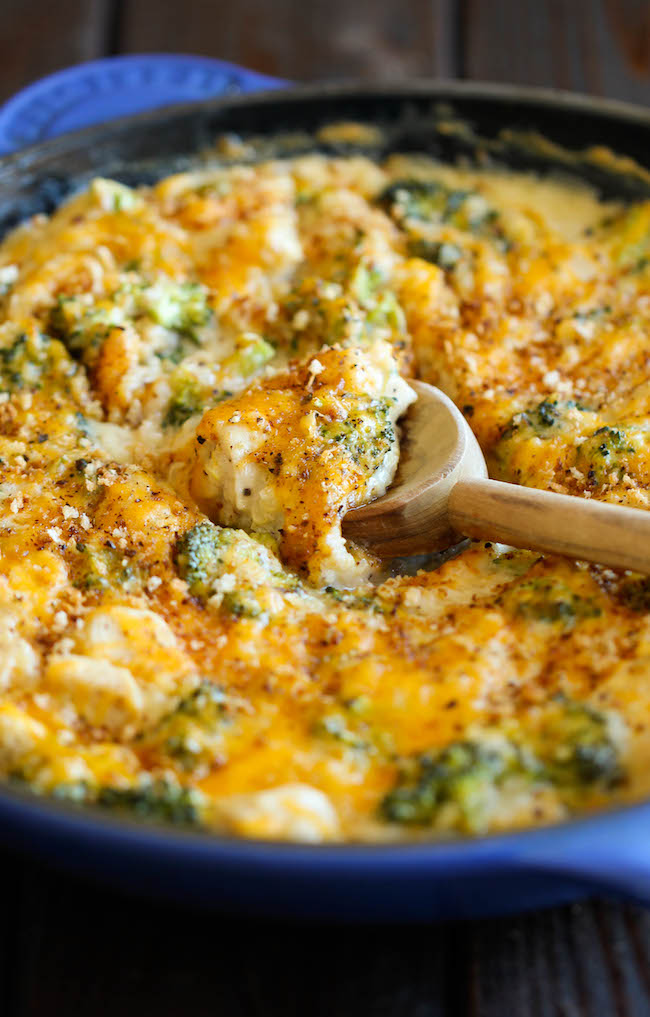 Broccoli Quinoa Casserole - Healthy, cheesy comfort food without any of the guilt!