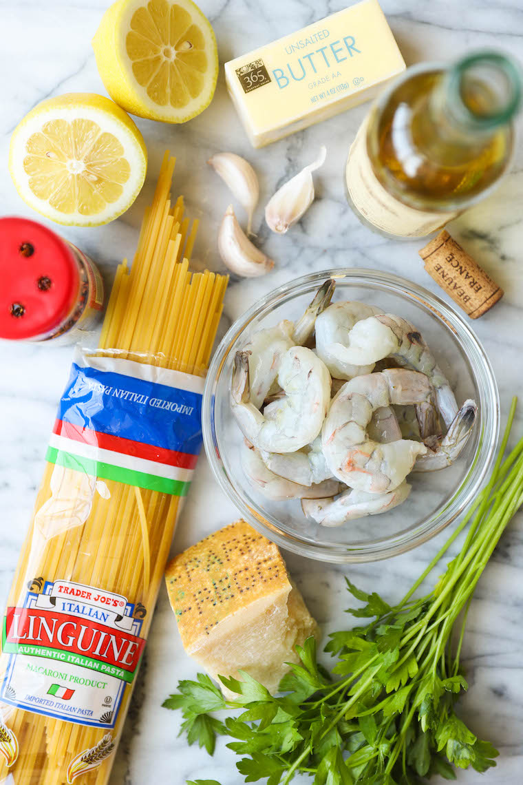 Shrimp Scampi - You won't believe how easy this comes together in just 15 minutes - perfect for those busy weeknights!