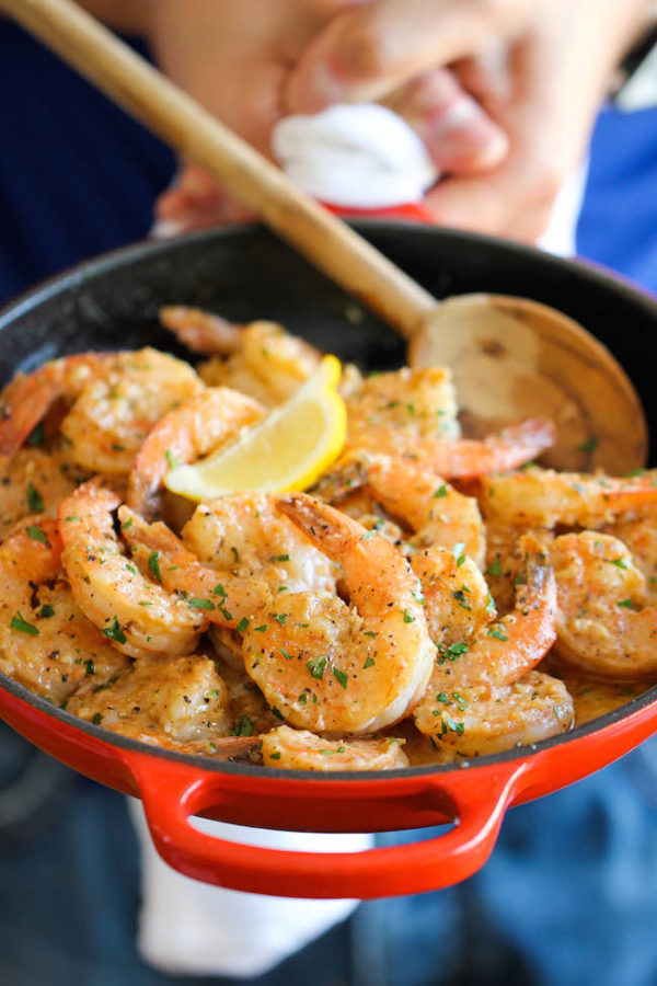 Garlic Butter Shrimp Damn Delicious