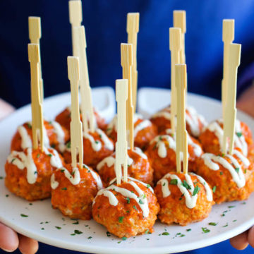 Slow Cooker Buffalo Chicken Meatballs Damn Delicious